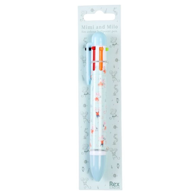 Rex London Six Colour Pen - Mimi & Milo