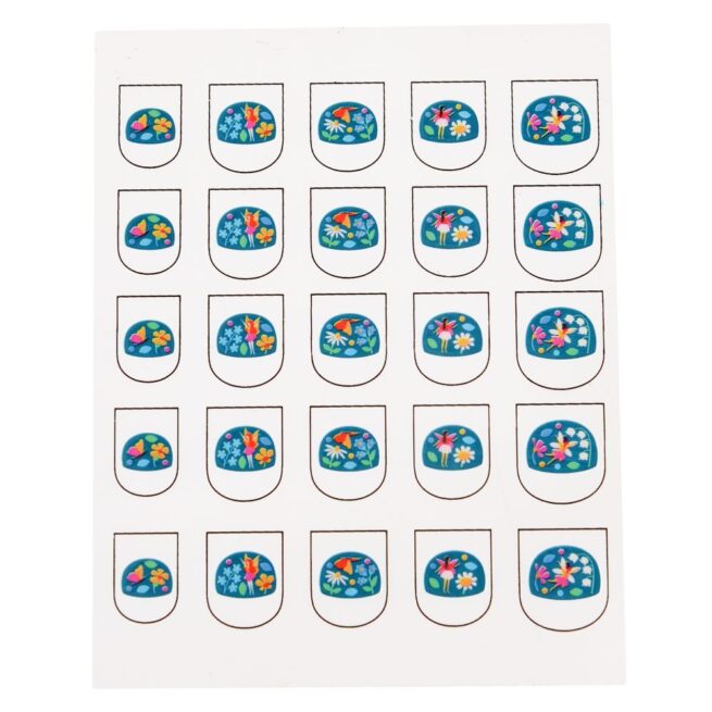 Rex London Child Nail Stickers - Fairies in the Garden - Image 2