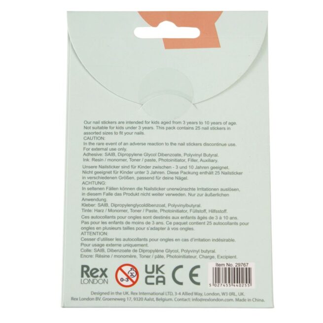 Rex London Child Nail Stickers - Mimi & Milo - Image 3