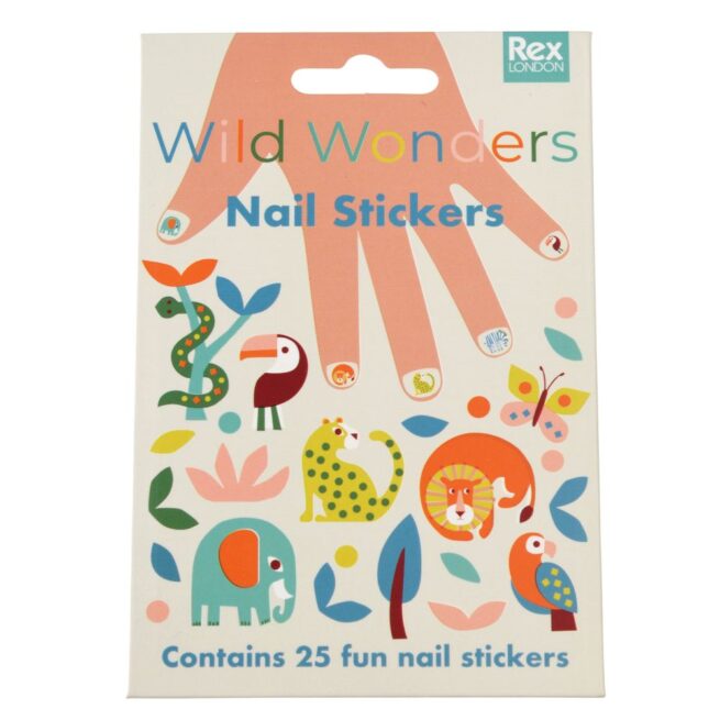 Rex London Child Nail Stickers - Wild Wonders