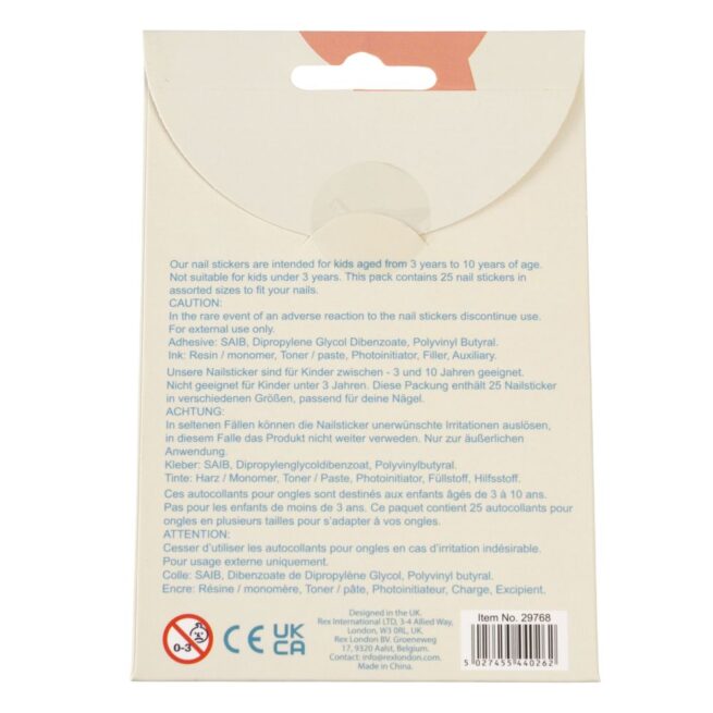 Rex London Child Nail Stickers - Wild Wonders - Image 3