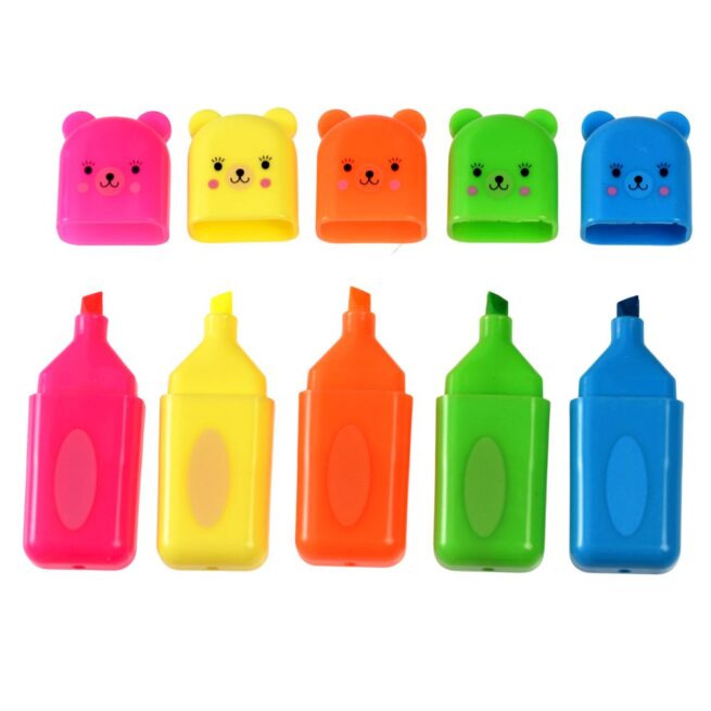 Rex London Bear Highlighters Set of 5 - Image 2