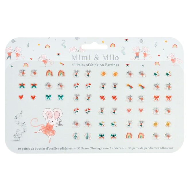 Rex London Stick on Earrings - Mimi and Milo