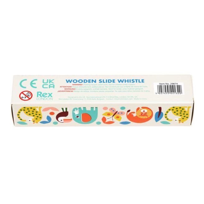 Rex London Wooden Toy - Wild Wonders Slide Whistle - Image 3
