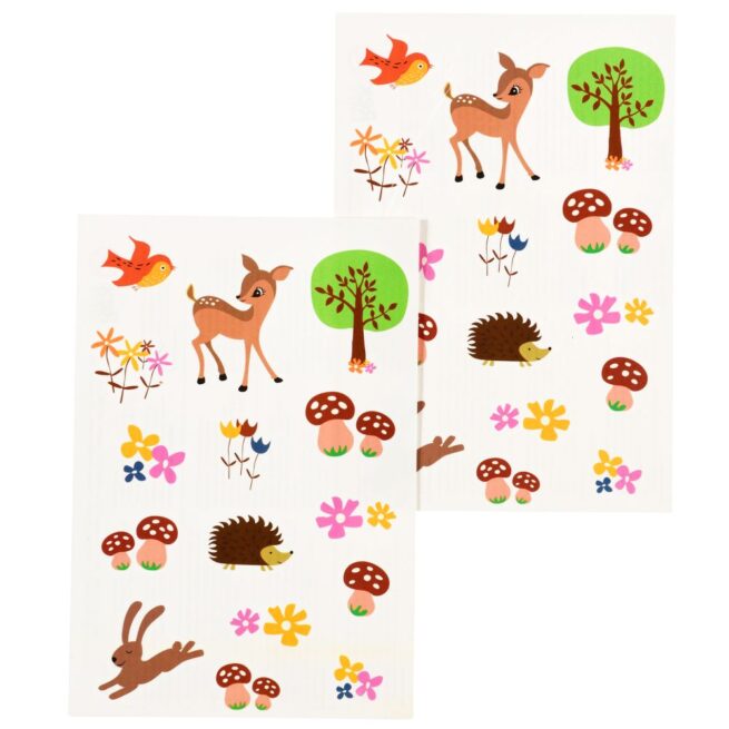 Rex London Temporary Tattoos - Woodland Creatures - Image 2