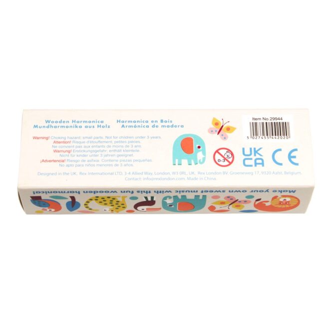 Rex London Wooden Harmonica - Wild Wonders - Image 3