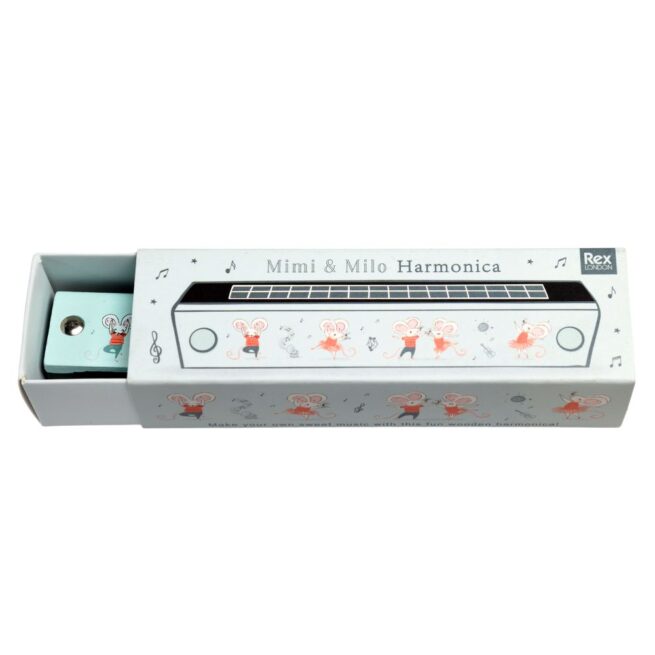 Rex London Wooden Harmonica - Mimi & Milo