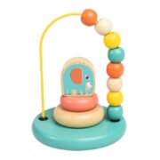 Rex London Wooden Toy – Wild Wonders Mini Bead Loop & Stacker - Image 2