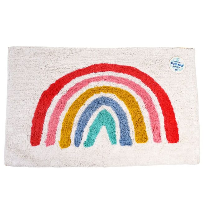 Rex London Tufted Cotton Bathmat - Rainbow