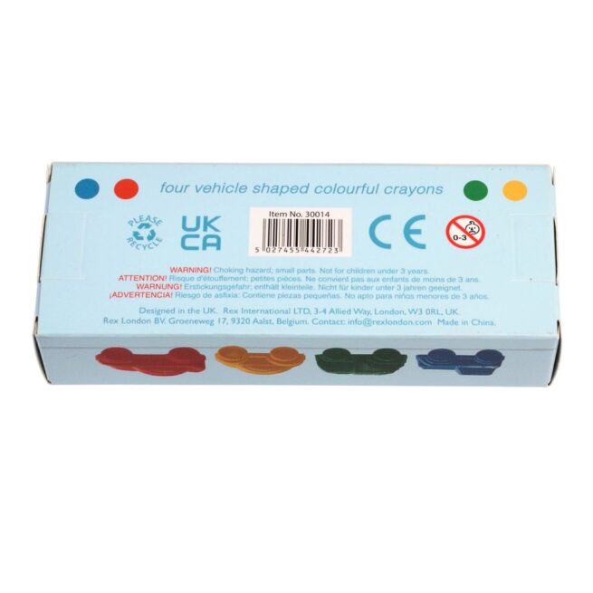 Rex London Car Crayons Set 4 Road Trip - Image 3