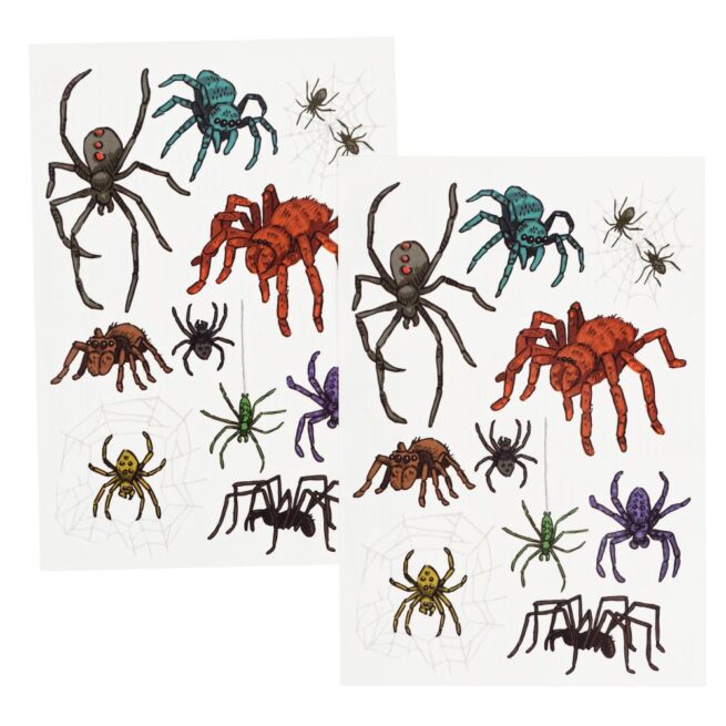 Rex London Temporary Tattoos - Spiders - Image 2