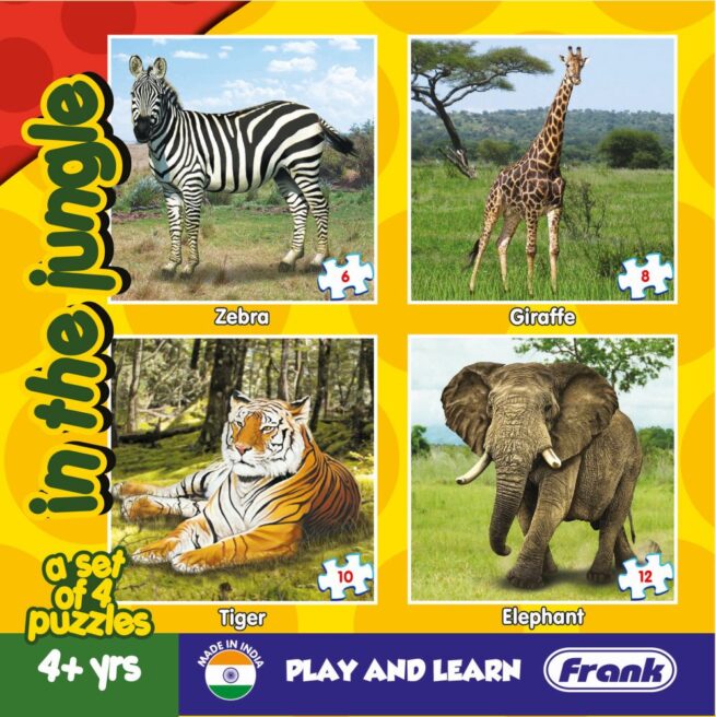 Frank Educational Play & Learn Puzzles - In the Jungle