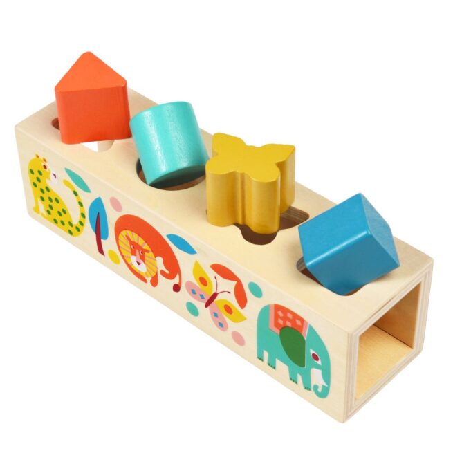 Rex London Wooden Toy - Wild Wonders Shape Sorter - Image 2