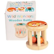 Rex London Wooden Toy - Wild Wonders Rattle