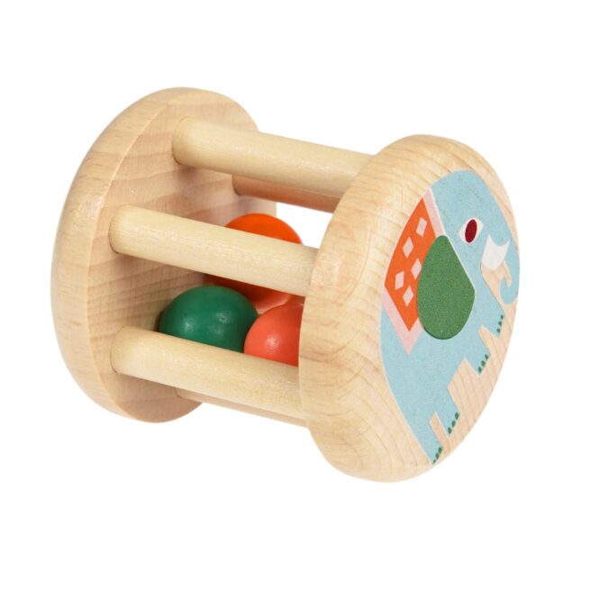 Rex London Wooden Toy - Wild Wonders Rattle - Image 3