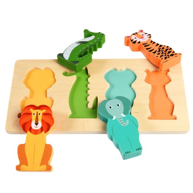 Rex London Wooden Toy - Colourful Creatures Puzzle - Image 2