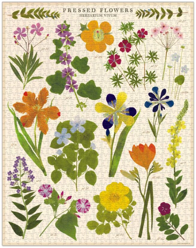 Cavallini - 1000 Pc Puzzle Pressed Flowers - Image 2