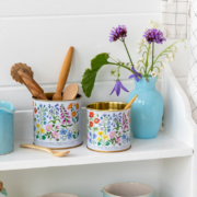 Rex London Tin - Mini Storage (Set of 2) Tins Wild Flowers - Image 2