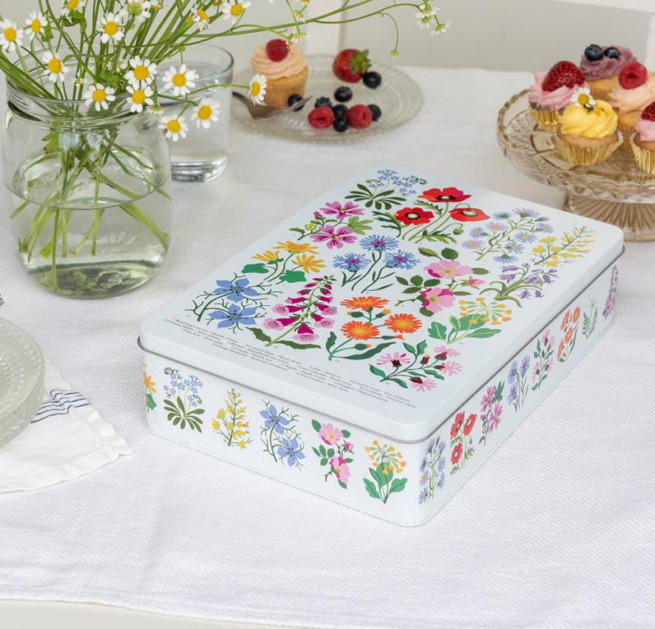 Rex London Tin - Biscuit Tin Wild Flowers - Image 3