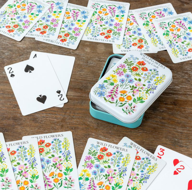 Rex London Playing Cards in a Tin - Wildflowers - Image 2