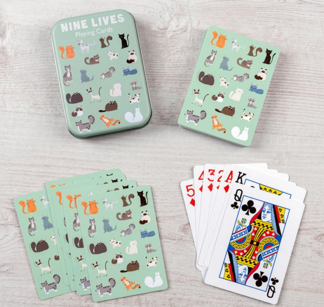 Rex London Playing Cards in a Tin - Nine Lives - Image 2