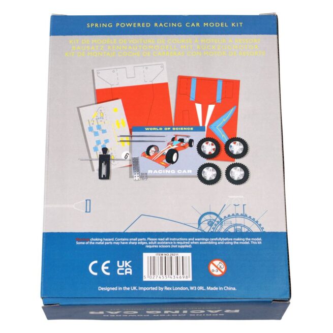 Rex London Make Your Own Spring Motor-Powered Racing Car - Image 5