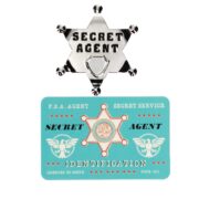 Rex London Secret Agent Metal Badge and ID Card - Image 2
