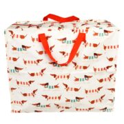 Rex London Jumbo Storage Bag - Sausage Dog Ivory - Image 2
