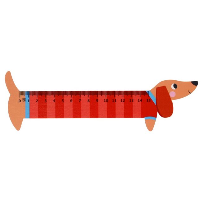 Rex London Wooden Ruler Sausage Dog - Image 2