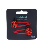 Rex London Hair Clips - Ladybird