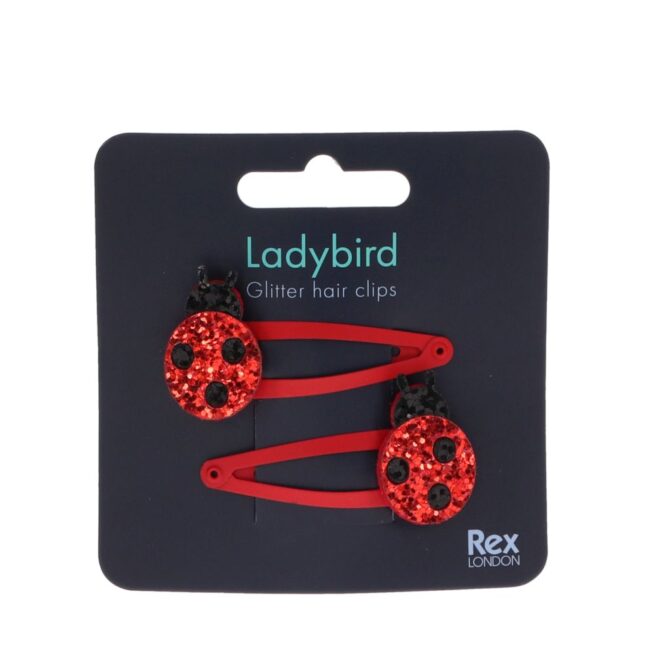 Rex London Hair Clips - Ladybird