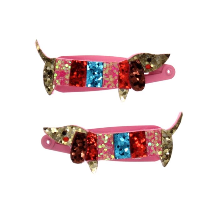 Rex London Hair Clips - Sausage Dog - Image 2