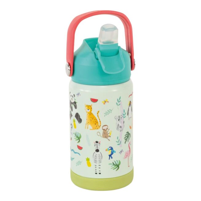 Floss & Rock Stainless Steel Drink Bottle - Jungle - Image 2