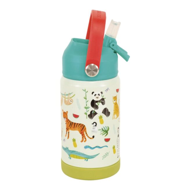 Floss & Rock Stainless Steel Drink Bottle - Jungle - Image 3