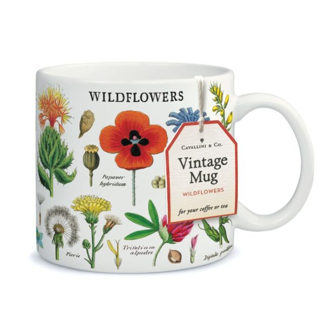 Cavallini Mug - Vintage Wildflowers