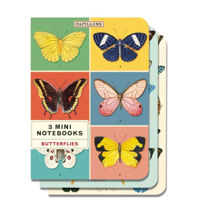 Cavallini Notebook Mini Set - Butterflies