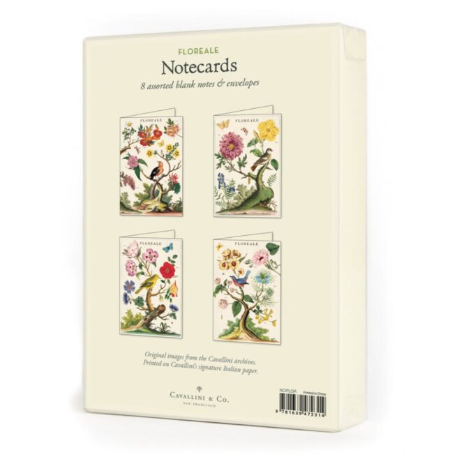 Cavallini Boxed Notecards - Floreale - Image 2