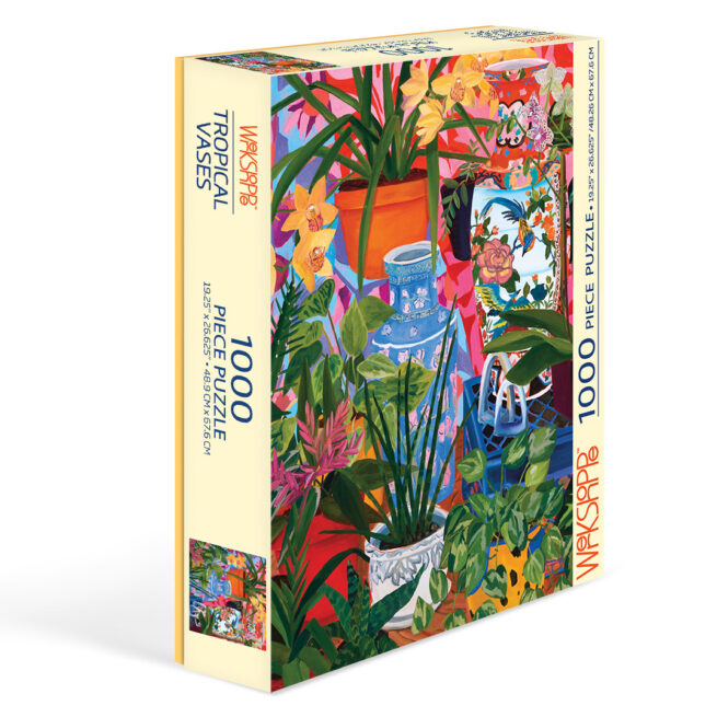 WerkShoppe 1000 Pc Puzzle – Tropical Vases