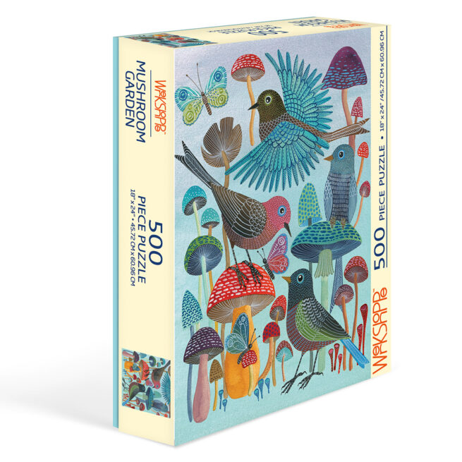 WerkShoppe 500 Pc Puzzle – Mushroom Garden