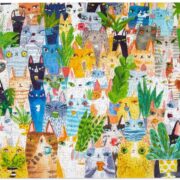 WerkShoppe 500 Pc Puzzle – Cat Plant Exchange - Image 3