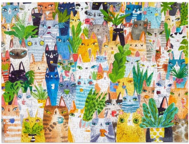 WerkShoppe 500 Pc Puzzle – Cat Plant Exchange - Image 3