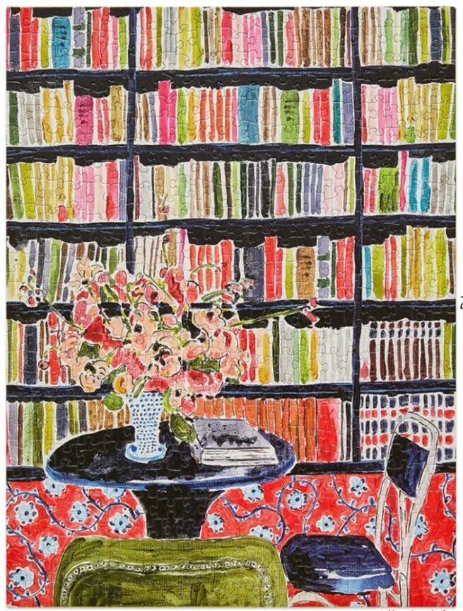 WerkShoppe 500 Pc Puzzle – Books with Flowers - Image 3
