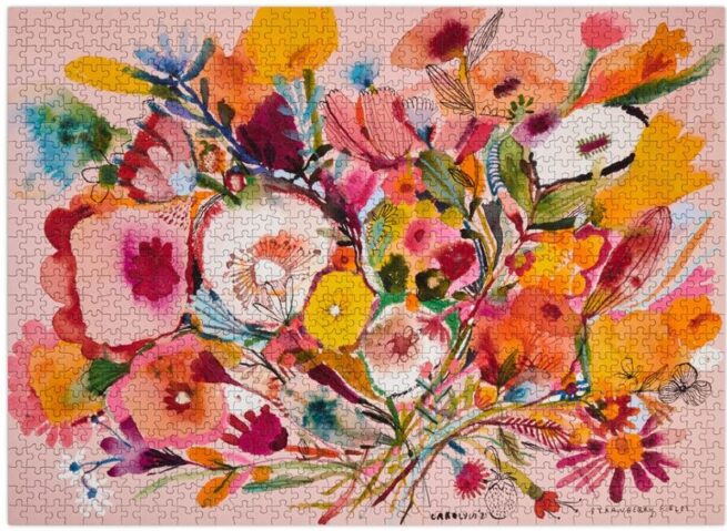 WerkShoppe 1000 Pc Puzzle – Strawberry Fields - Image 3