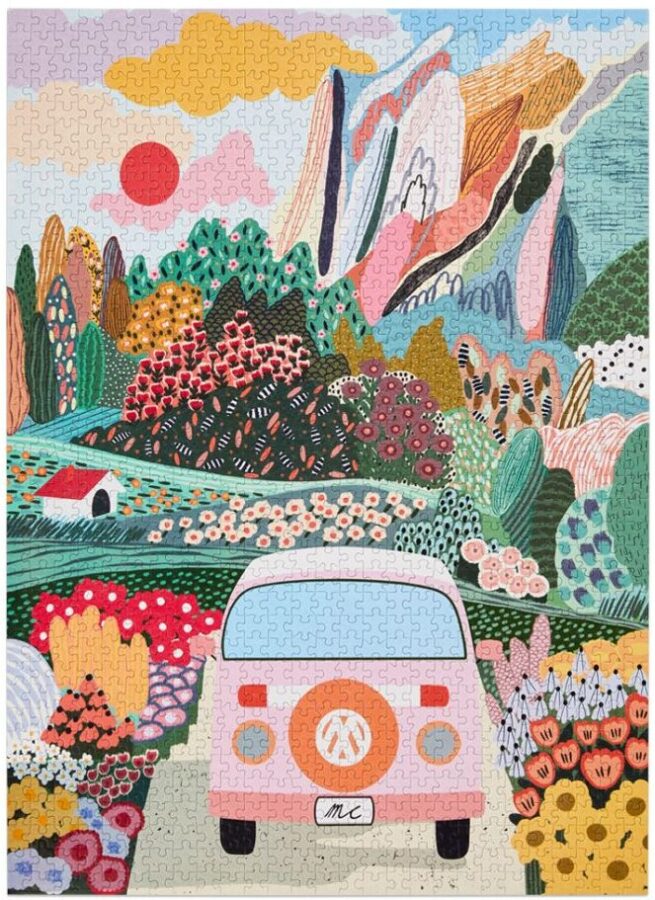 WerkShoppe 1000 Pc Puzzle – Road Trip - Image 3