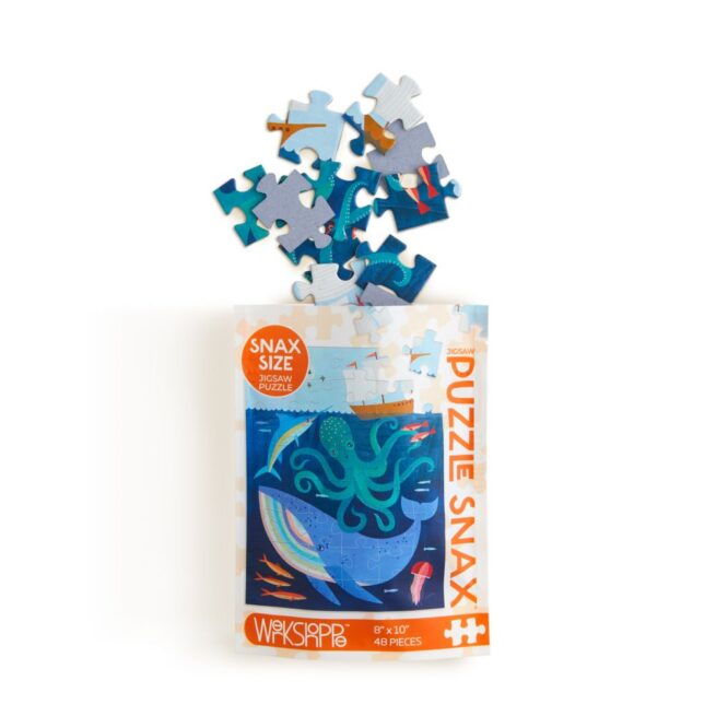 WerkShoppe Snax 48 Pc Puzzle – Deep Sea