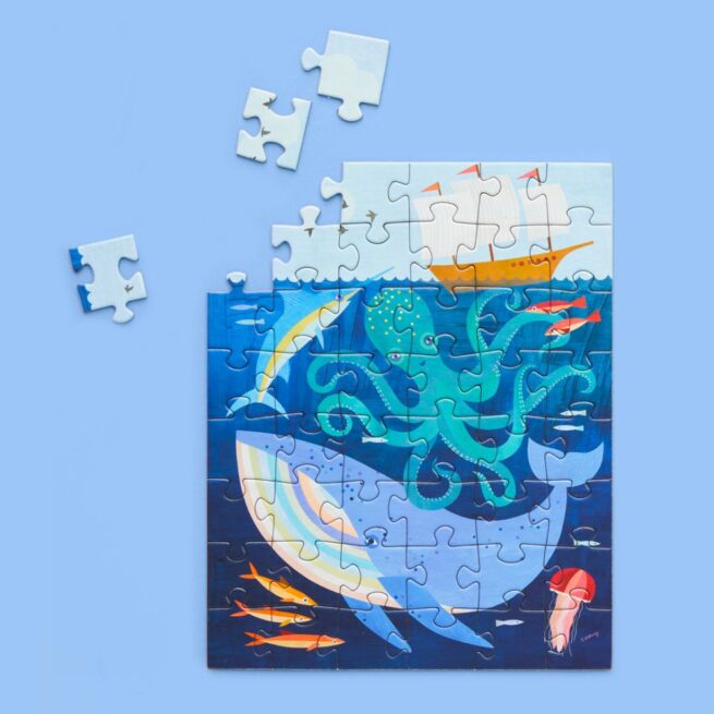WerkShoppe Snax 48 Pc Puzzle – Deep Sea - Image 3