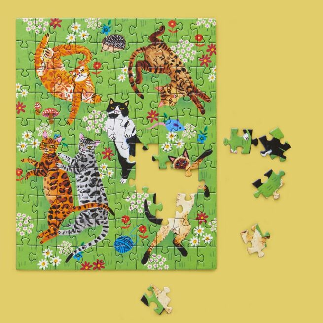 WerkShoppe Snax 100 Pc Puzzle – Cat Nap - Image 3