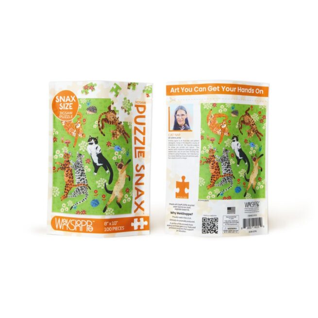 WerkShoppe Snax 100 Pc Puzzle – Cat Nap - Image 4