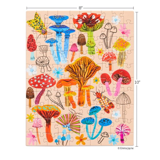 WerkShoppe Snax 100 Pc Puzzle – Mushroom Patch - Image 2