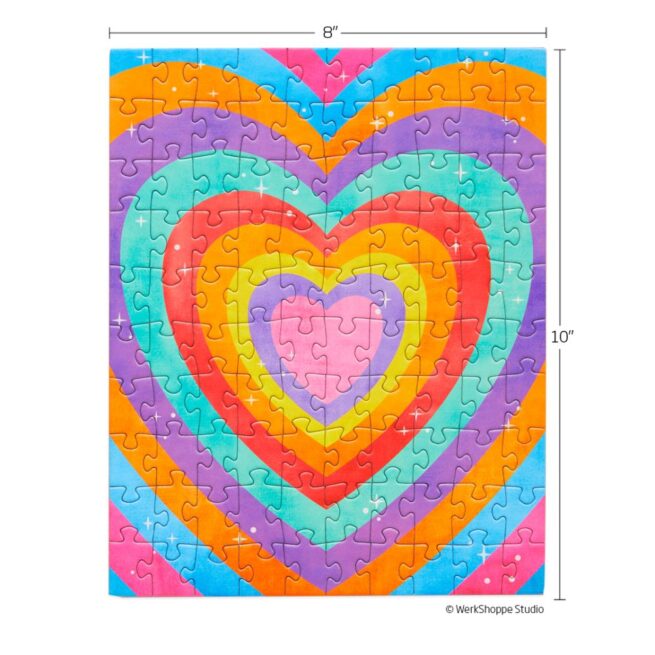 WerkShoppe Snax 100 Pc Puzzle – Velvet Heart - Image 2